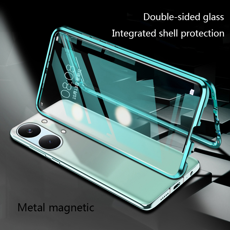 Metal Photo Panel - Custodia Magnetica Biruiqu per Xiaomi Poco